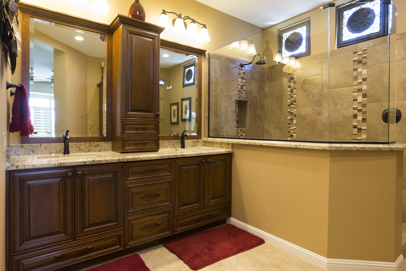 Custom bathroom remodel