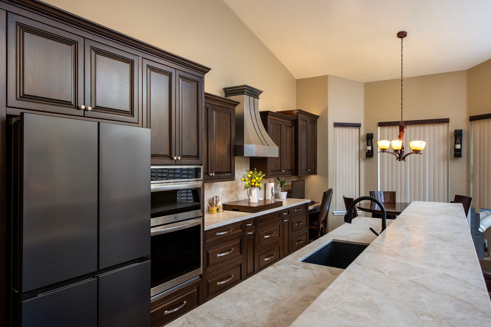 Kitchen, Fireplace & Master Bath Retreat in Surprise, AZ, Kitchen & Fireplace, after photo 2