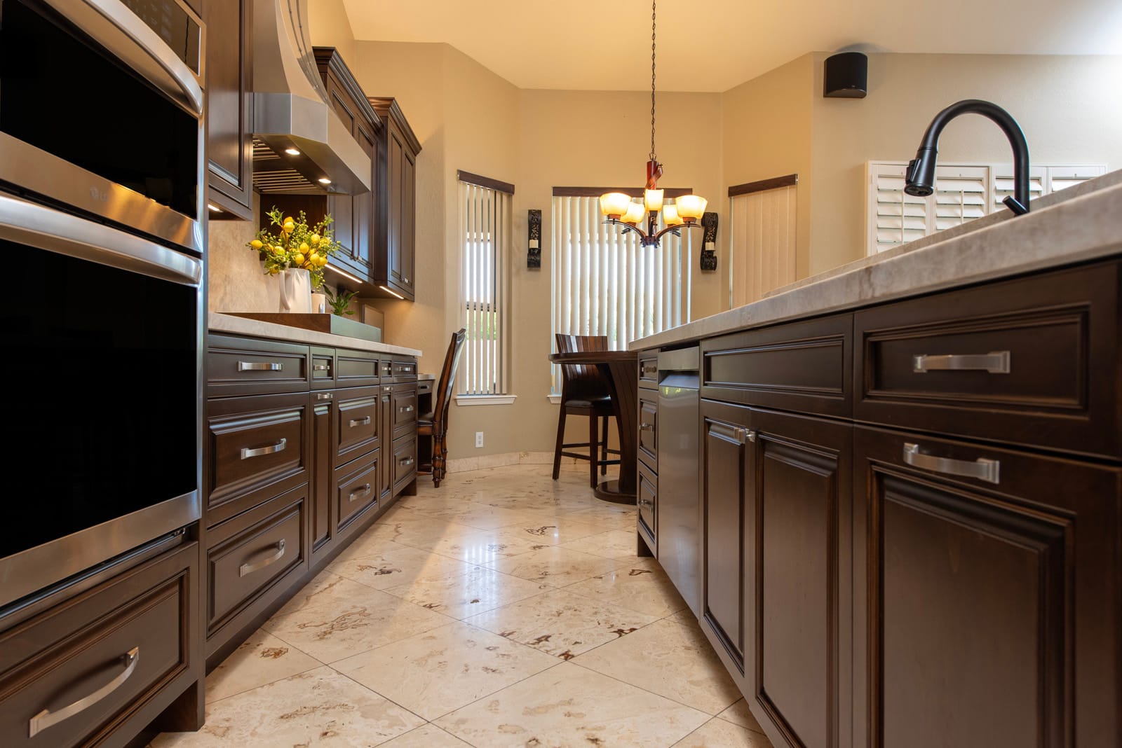 Kitchen, Fireplace & Master Bath Retreat in Surprise, AZ, Kitchen & Fireplace, after photo 3