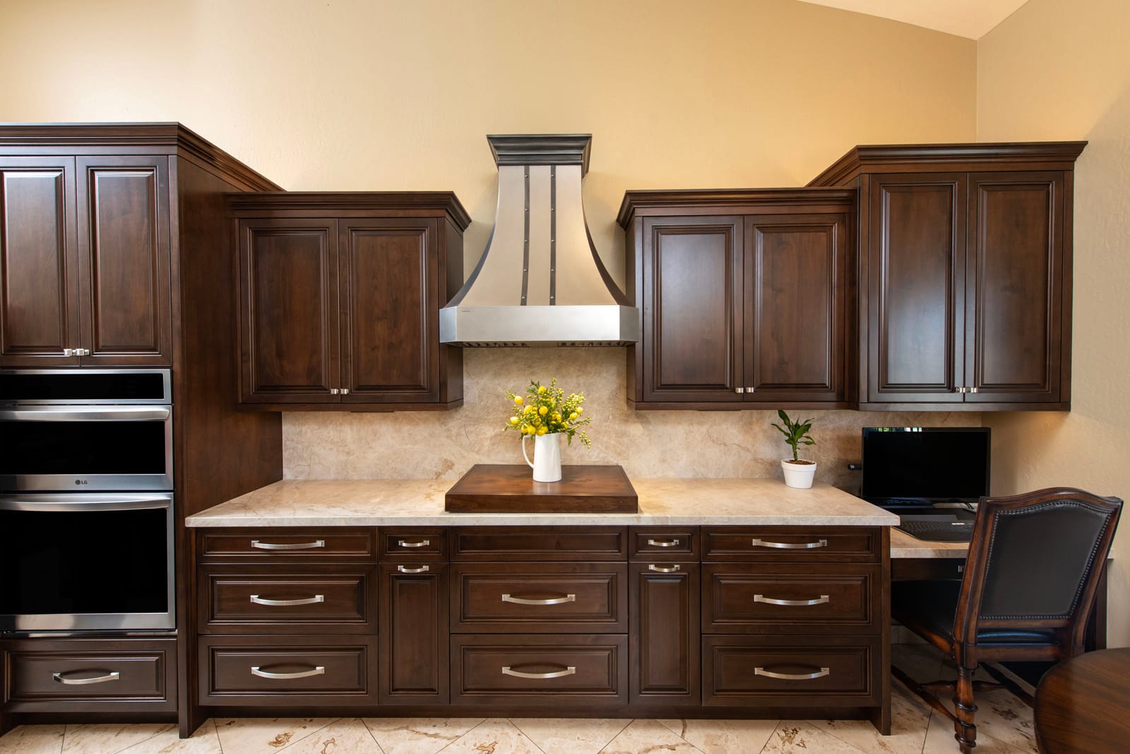 Kitchen, Fireplace & Master Bath Retreat in Surprise, AZ, Kitchen & Fireplace, after photo 4
