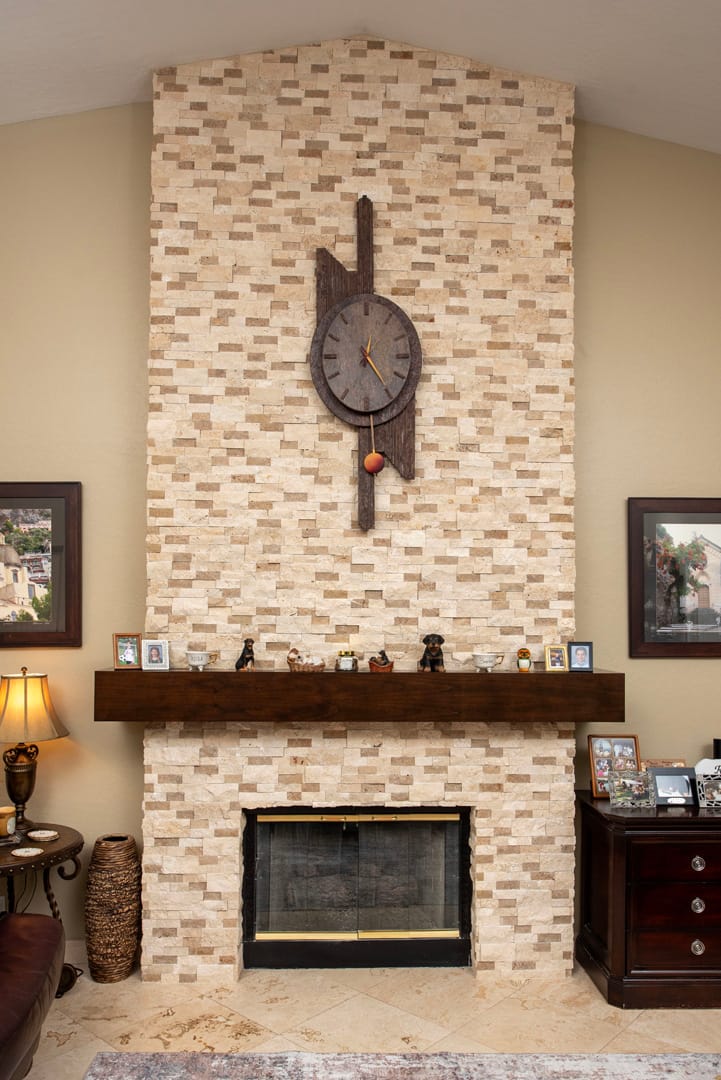 Kitchen, Fireplace & Master Bath Retreat in Surprise, AZ, Kitchen & Fireplace, after photo 9
