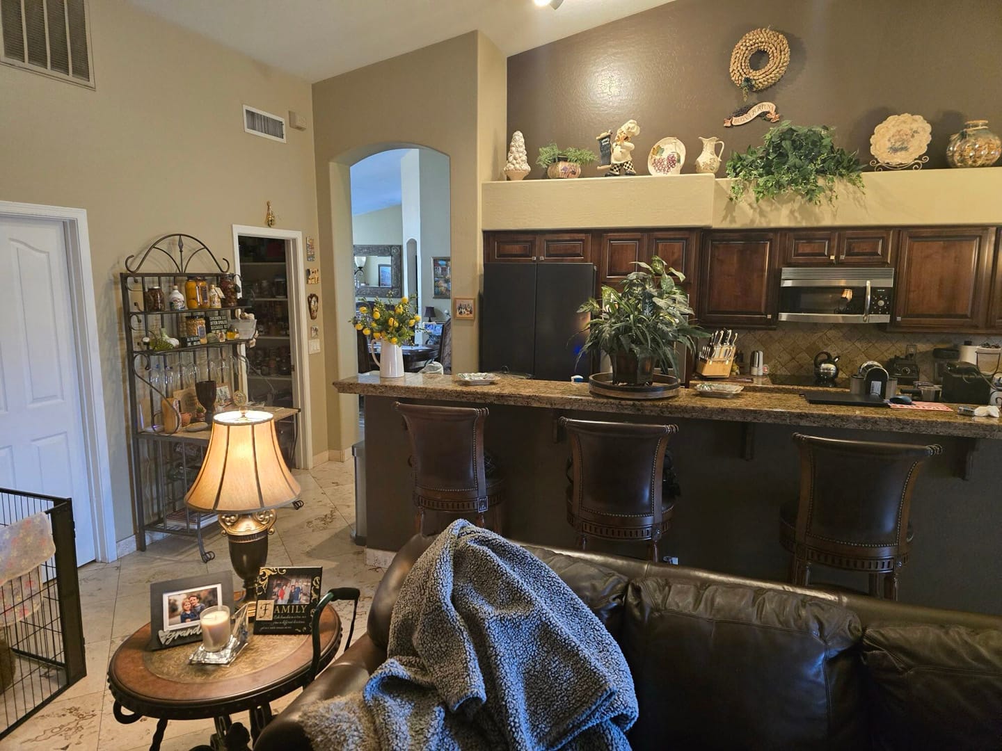 Kitchen, Fireplace & Master Bath Retreat in Surprise, AZ, Kitchen & Fireplace, before photo 5