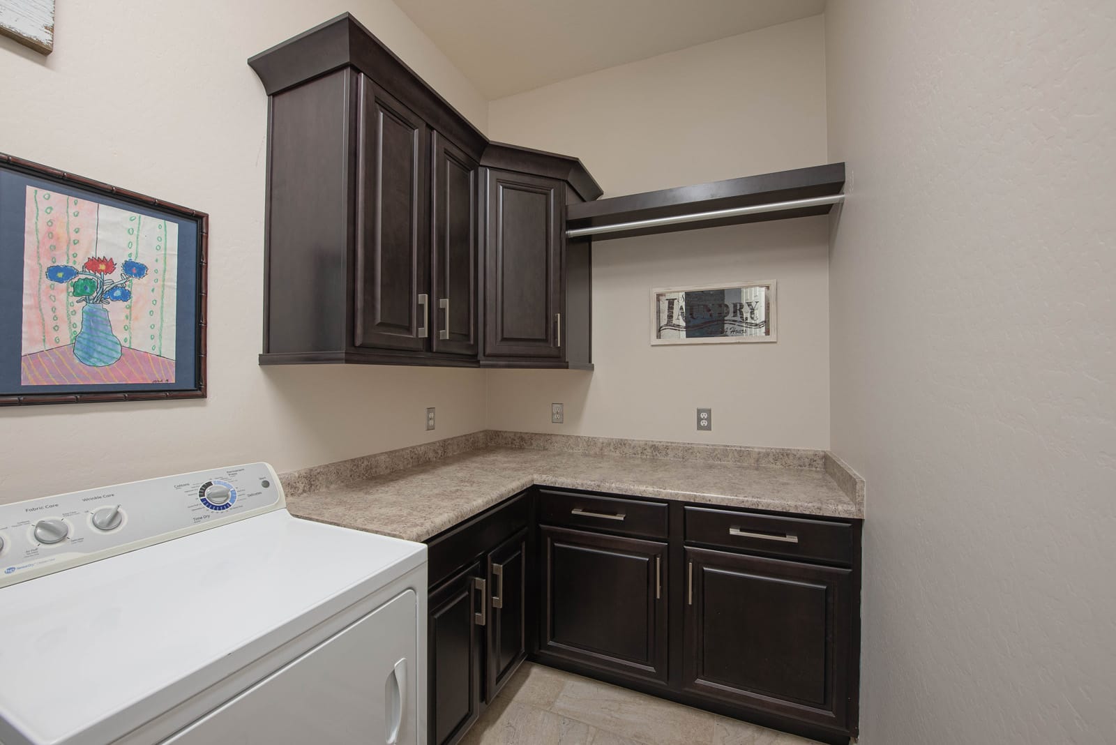 Media Wall, Office & Beverage Center in Surprise, AZ, Laundry Room, after photo 3