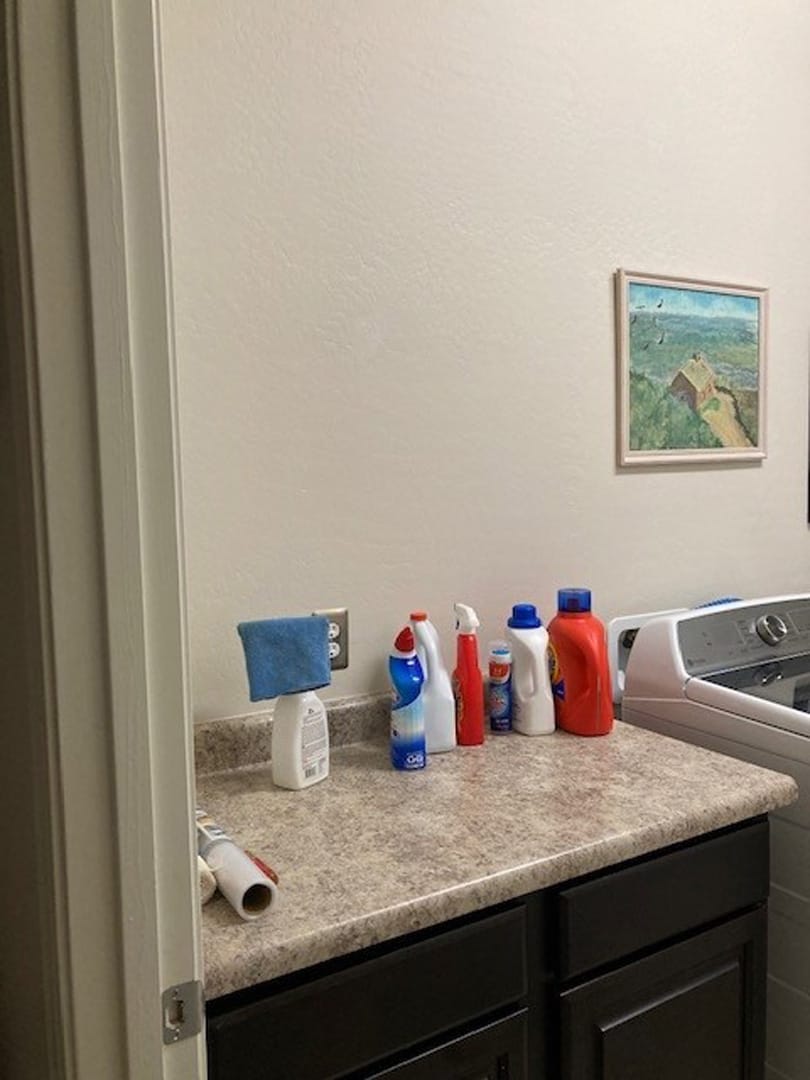 Media Wall, Office & Beverage Center in Surprise, AZ, Laundry Room, before photo 2