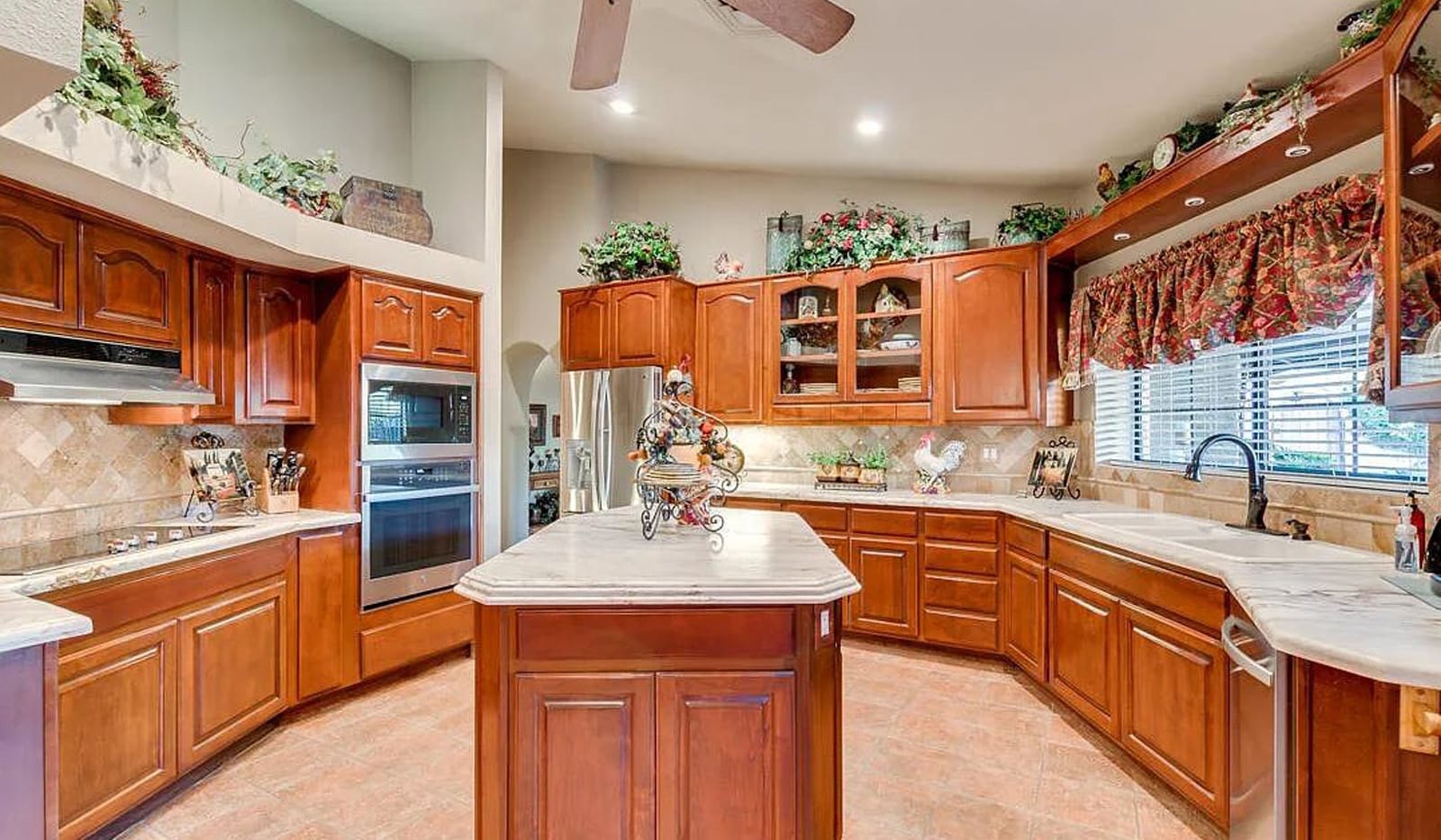 Bright White Kitchen with Custom Storage in Cave Creek, AZ, before photo 3