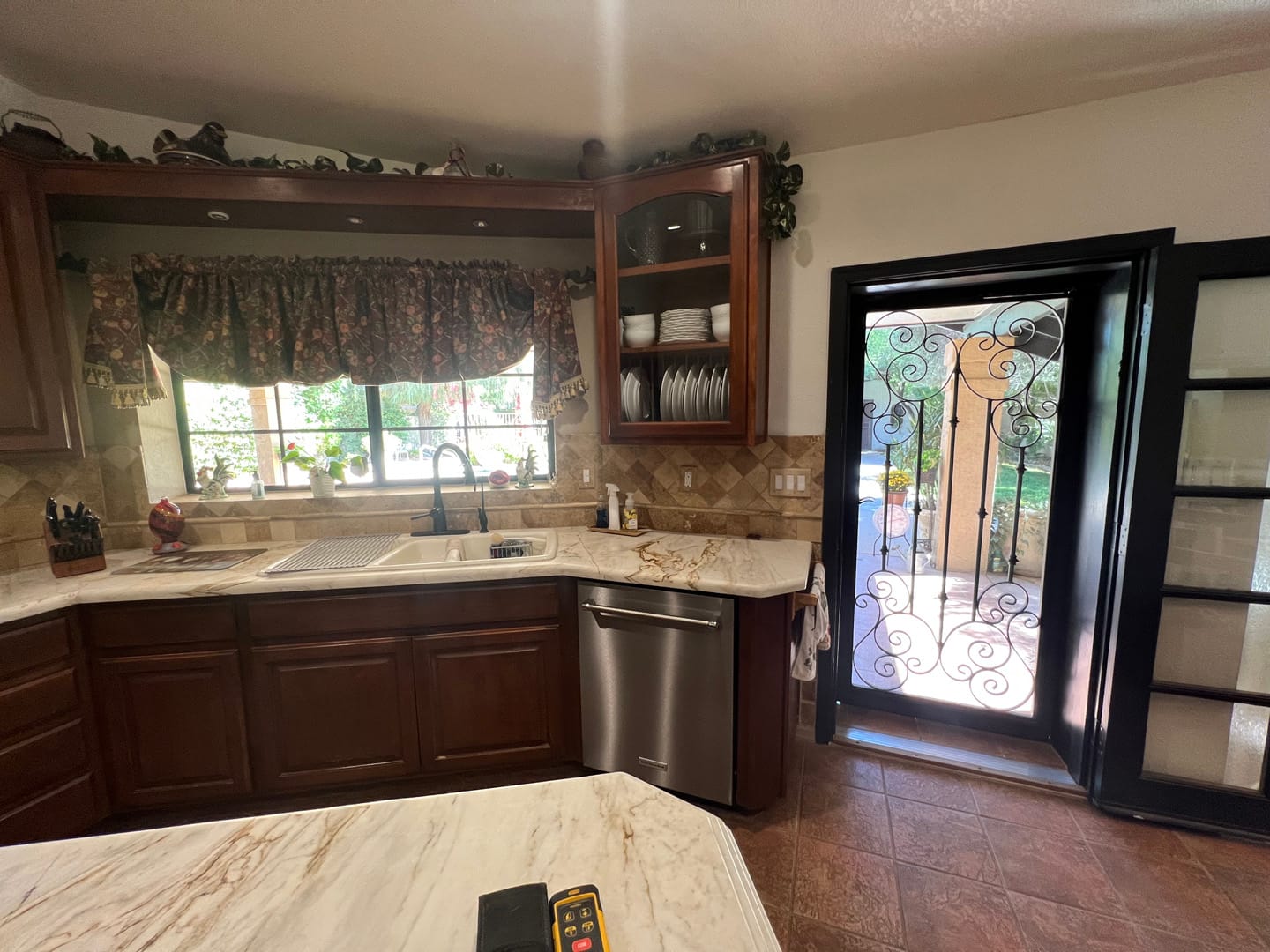 Bright White Kitchen with Custom Storage in Cave Creek, AZ, before photo 7