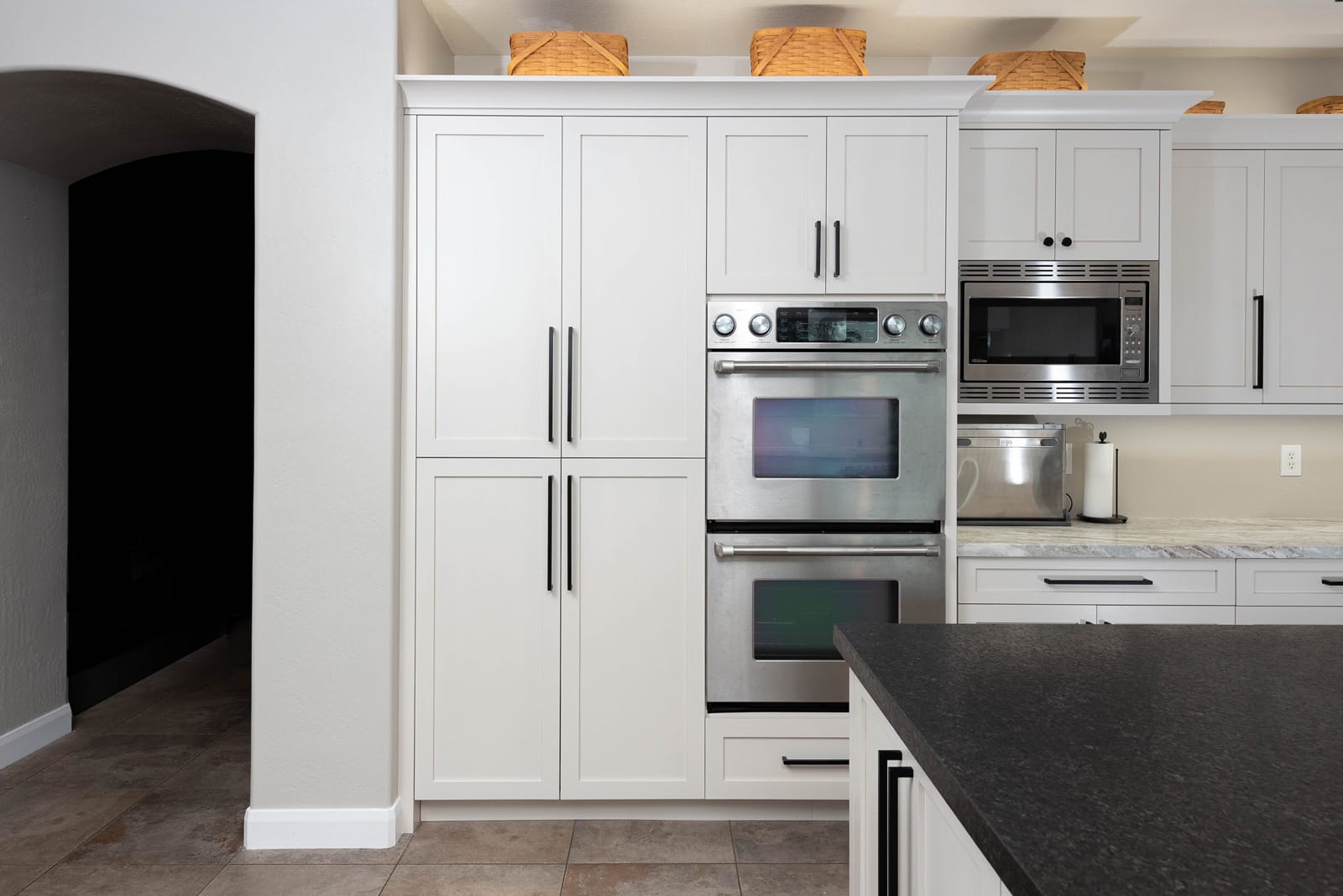 Custom White Kitchen & Monogram Hood in Goodyear, AZ, after photo 4