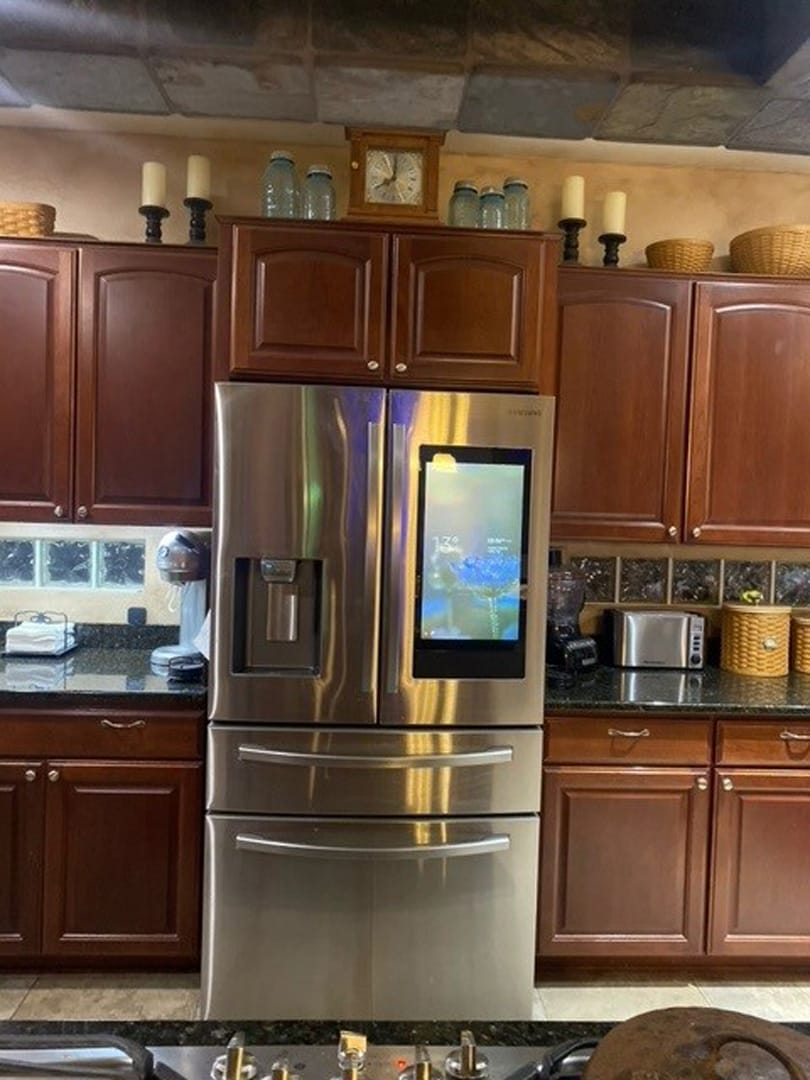 Custom White Kitchen & Monogram Hood in Goodyear, AZ, before photo 5
