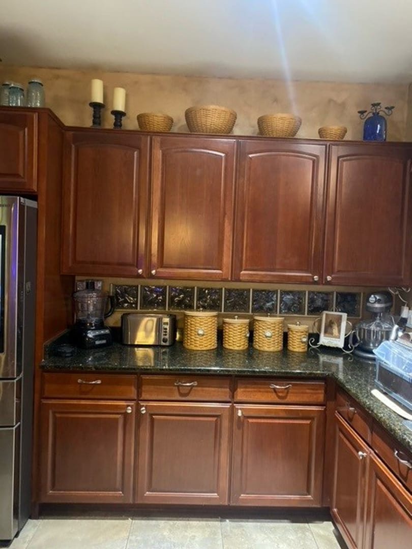 Custom White Kitchen & Monogram Hood in Goodyear, AZ, before photo 6