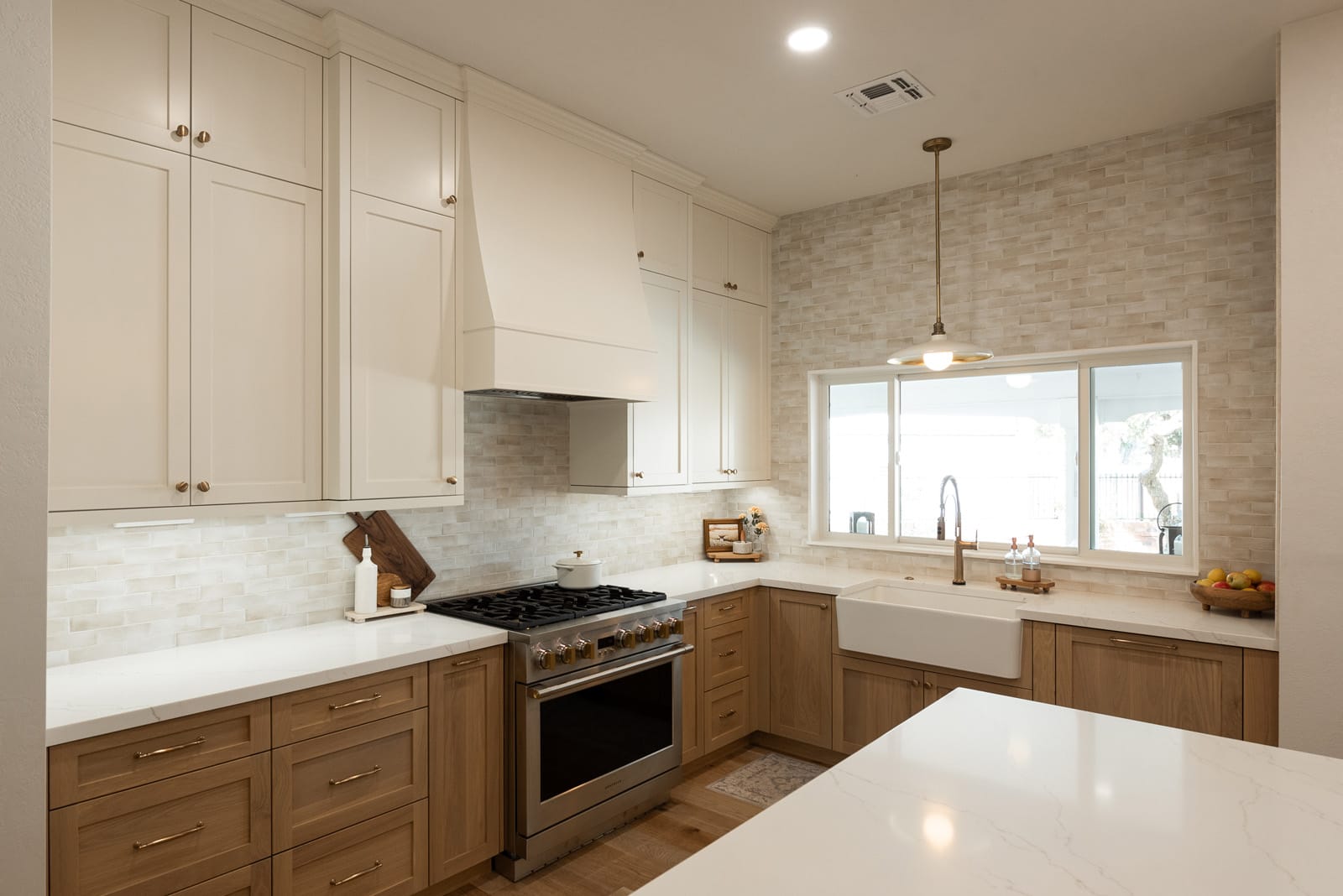 Two-Tone Chef’s Kitchen & Entertaining Island in Peoria, AZ, after photo 4
