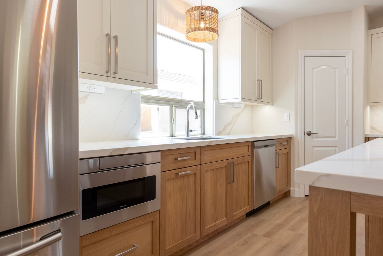 Modern White & Oak Remodel in Surprise, AZ, after photo 3