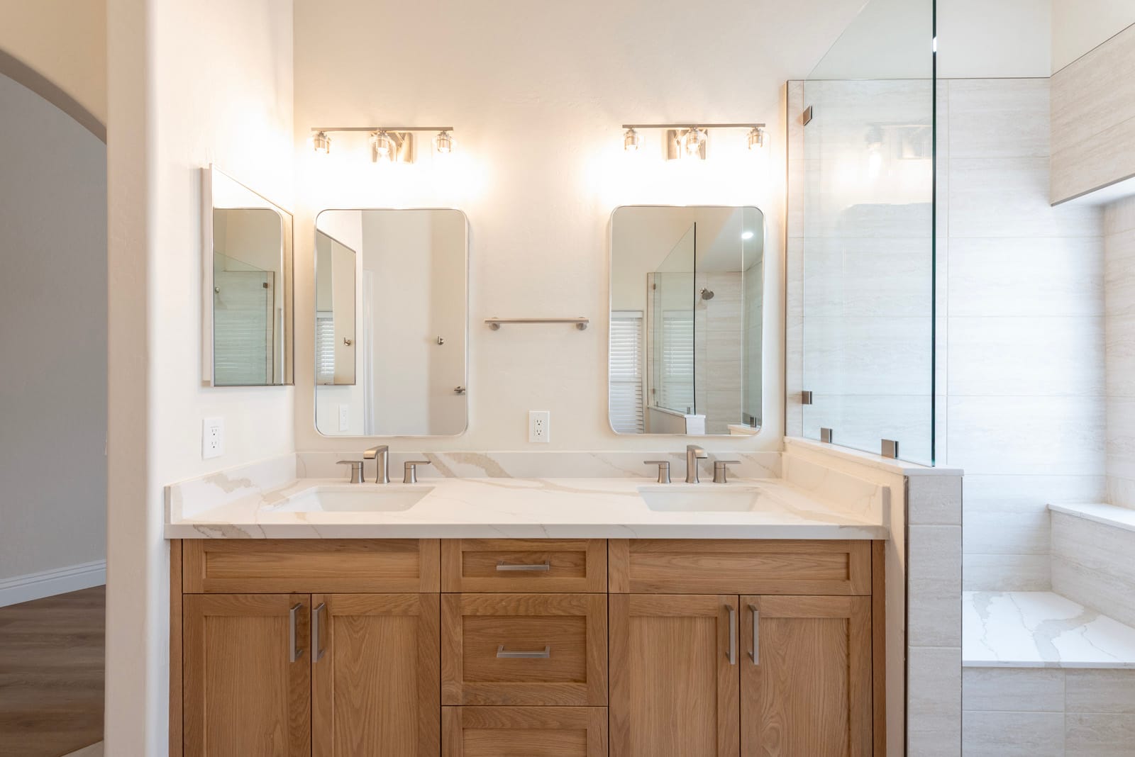 Modern White & Oak Remodel in Surprise, AZ, after photo 5