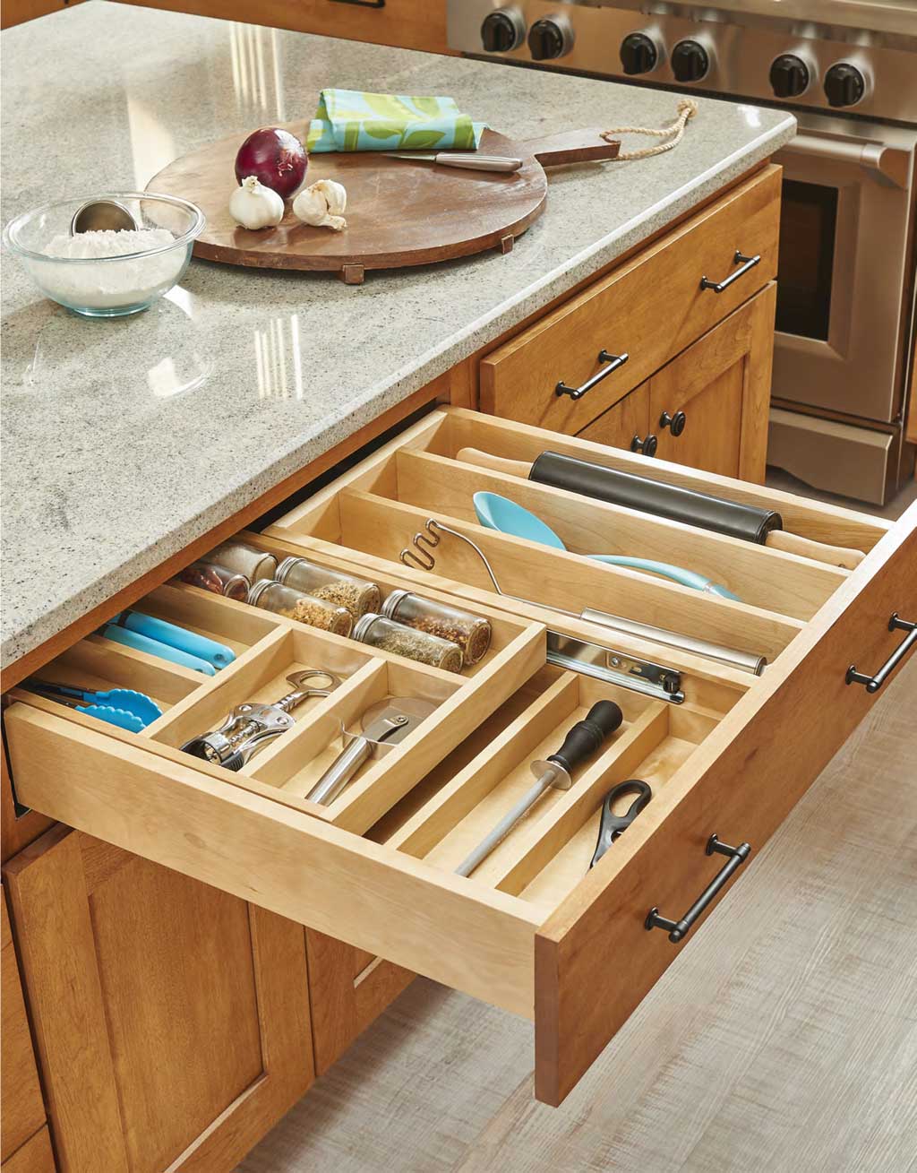 Tiered Combination Drawers - Ideas