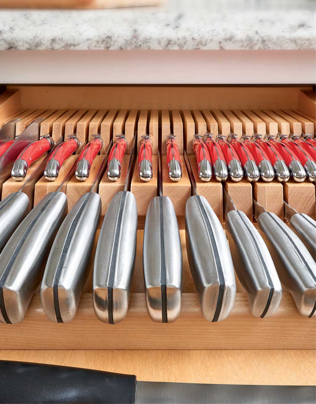 Trimmable Knife Block Tray Insert - Ideas